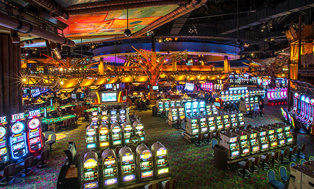 Inside of the Casino of the Earth at Mohegan Sun